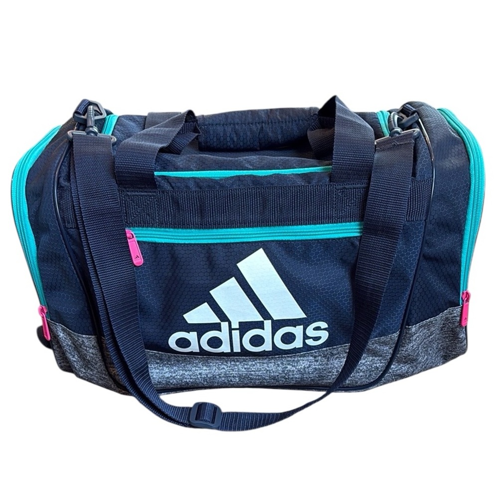 Adidas Defender IV Duffel Bag Medium Navy Travel Bag Sports Bag
